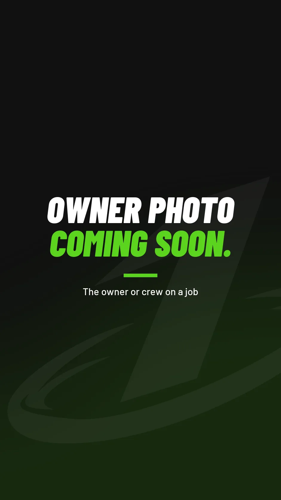 Photo placeholder for the One Swipe Junk Removal owner on a job